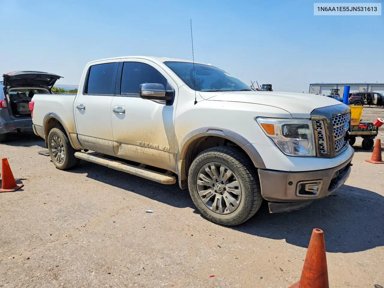 2018 Nissan Titan Platinum Reserve VIN: 1N6AA1E55JN531613 Lot: 58902566