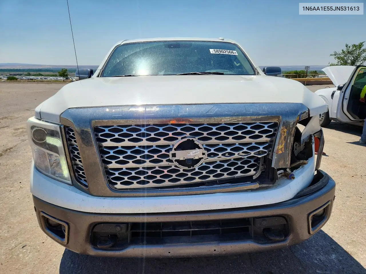 2018 Nissan Titan Platinum Reserve VIN: 1N6AA1E55JN531613 Lot: 58902566