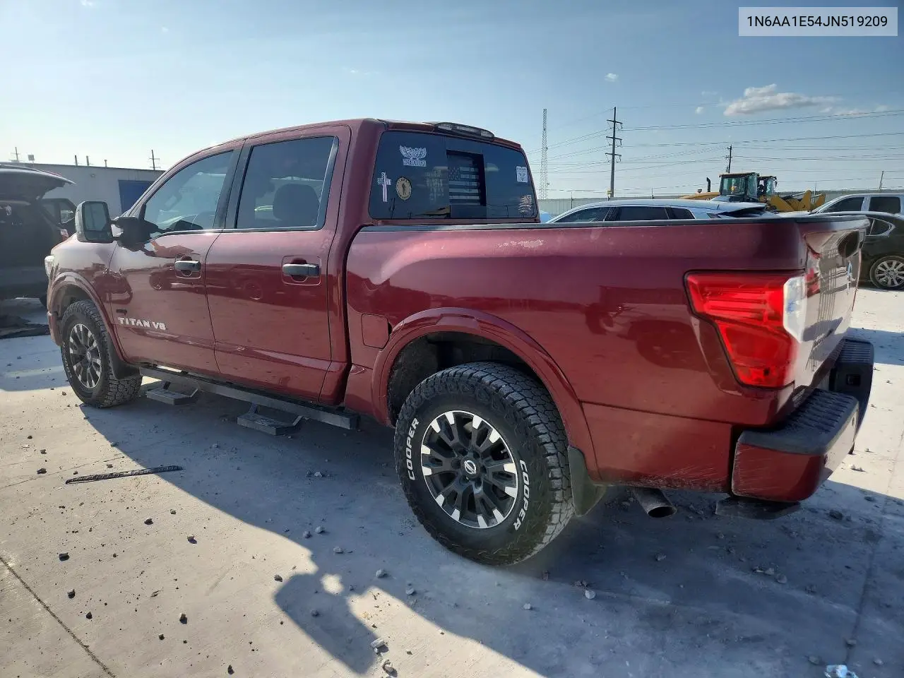 2018 Nissan Titan Pro-4X VIN: 1N6AA1E54JN519209 Lot: 60673886