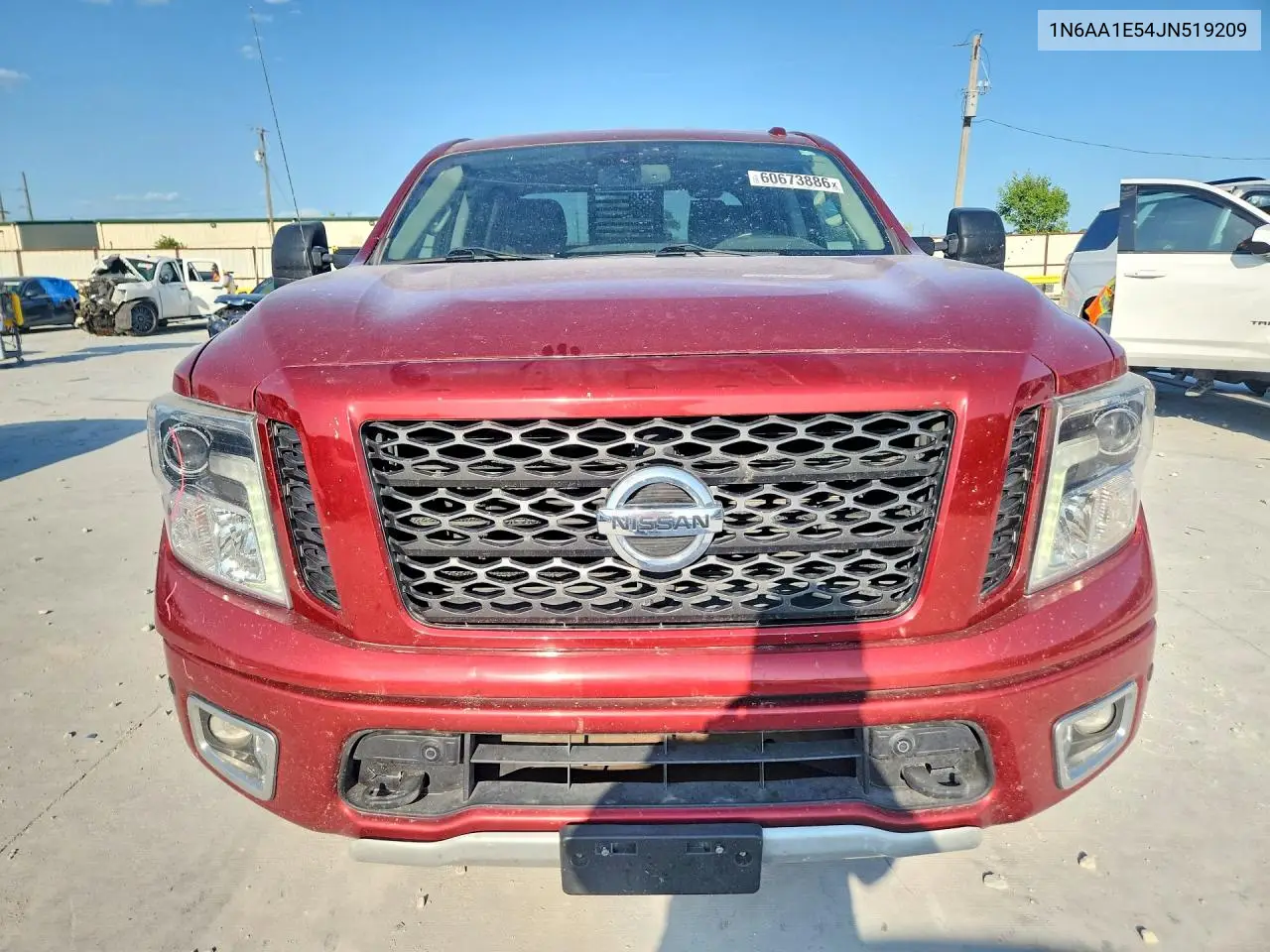 2018 Nissan Titan Pro-4X VIN: 1N6AA1E54JN519209 Lot: 60673886