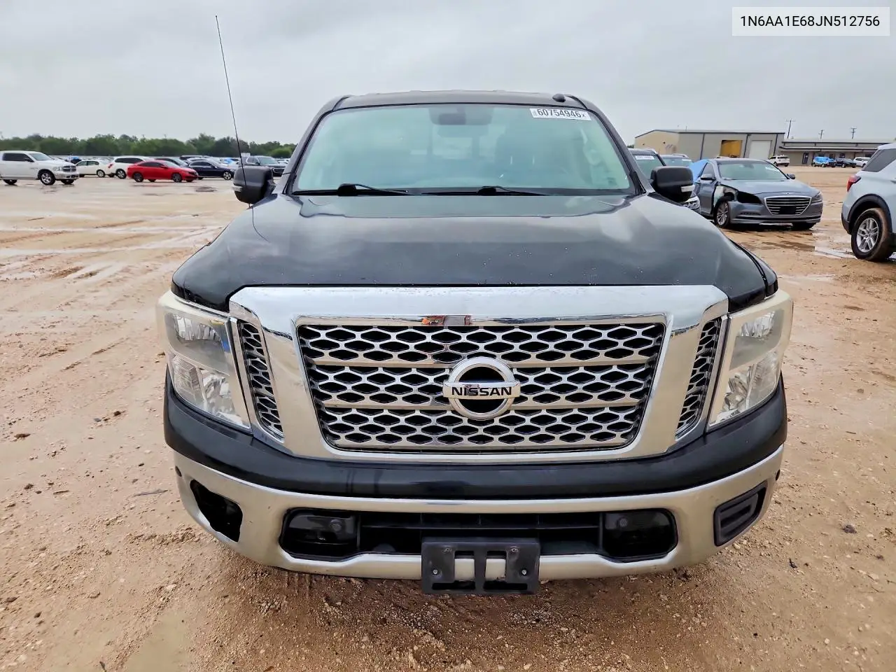 2018 Nissan Titan Sv VIN: 1N6AA1E68JN512756 Lot: 60754946