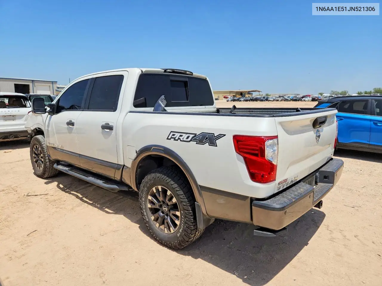 2018 Nissan Titan Pro-4X VIN: 1N6AA1E51JN521306 Lot: 61551756