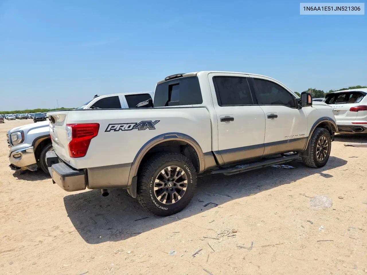 2018 Nissan Titan Pro-4X VIN: 1N6AA1E51JN521306 Lot: 61551756