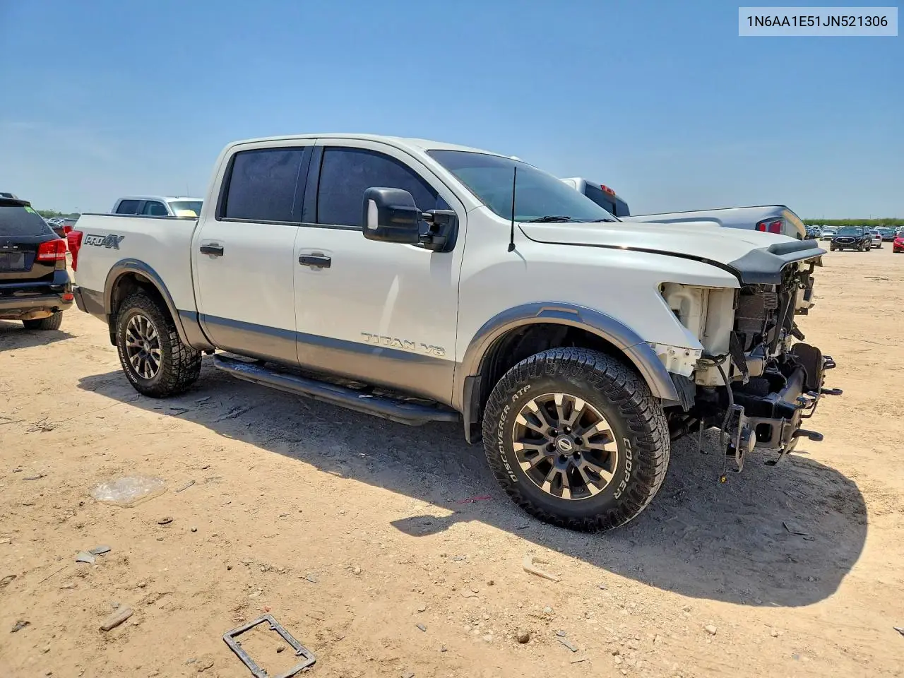 2018 Nissan Titan Pro-4X VIN: 1N6AA1E51JN521306 Lot: 61551756