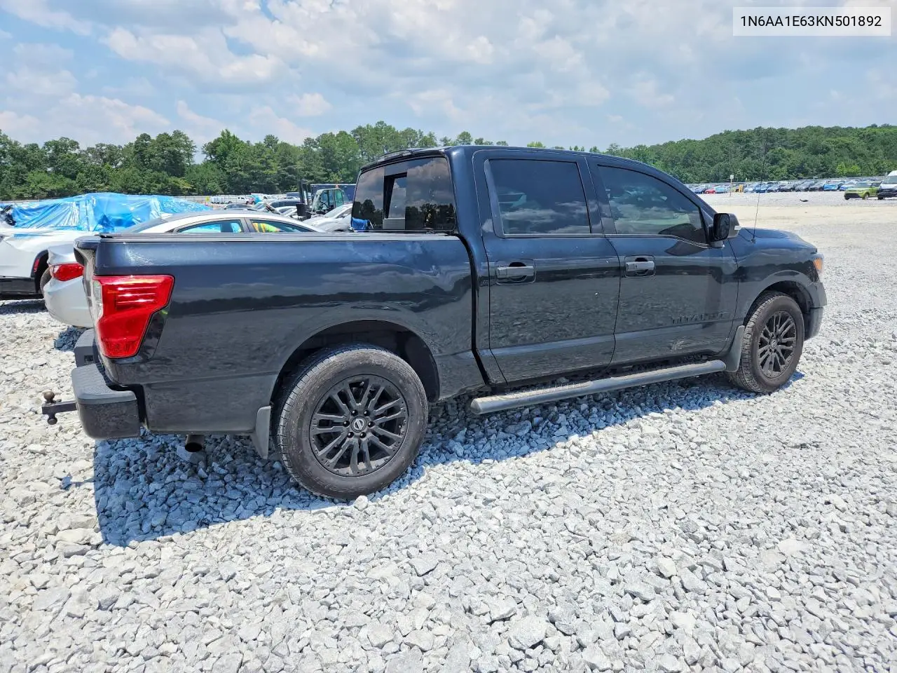 2019 Nissan Titan Sv VIN: 1N6AA1E63KN501892 Lot: 59359366