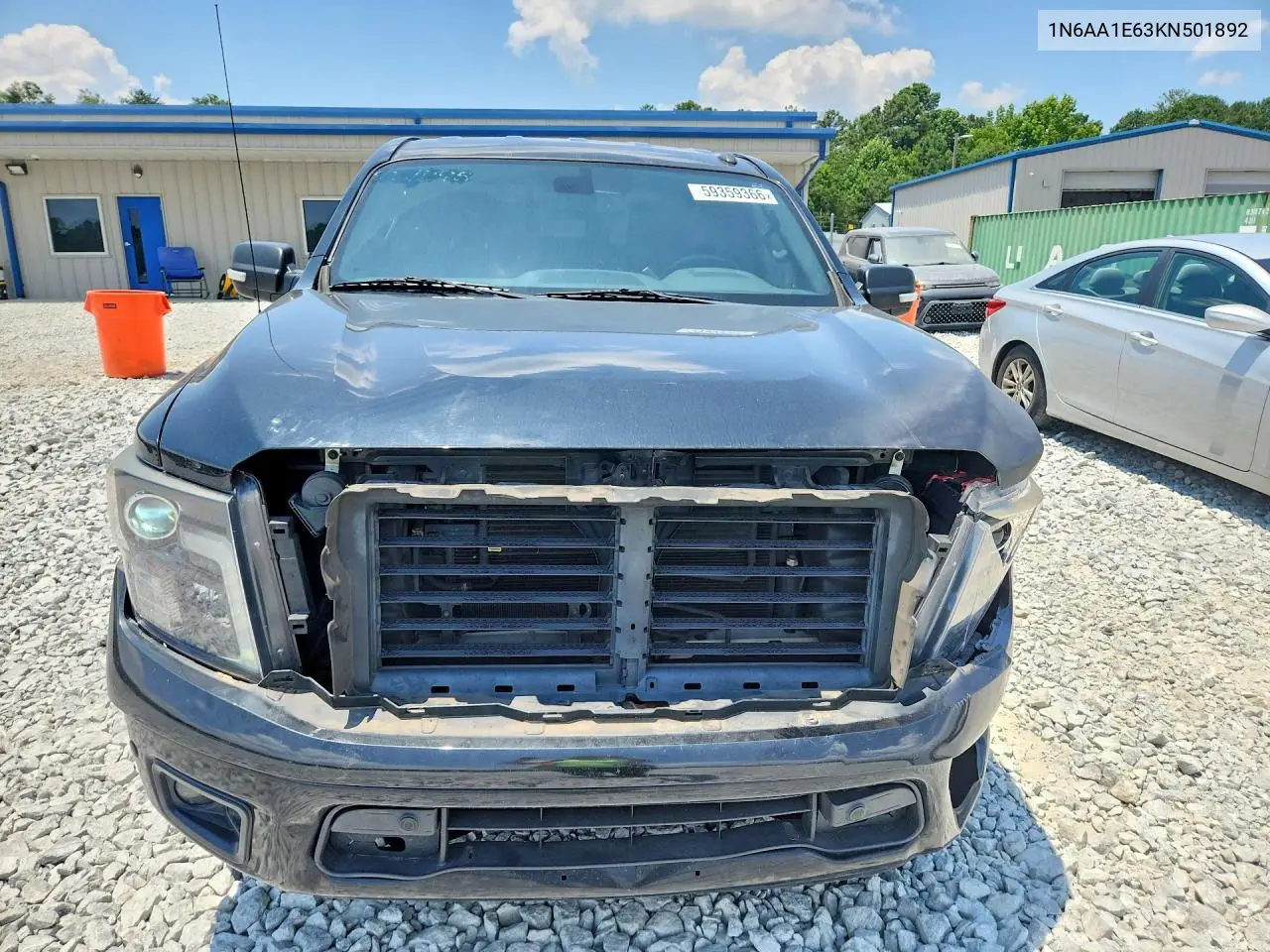 2019 Nissan Titan Sv VIN: 1N6AA1E63KN501892 Lot: 59359366