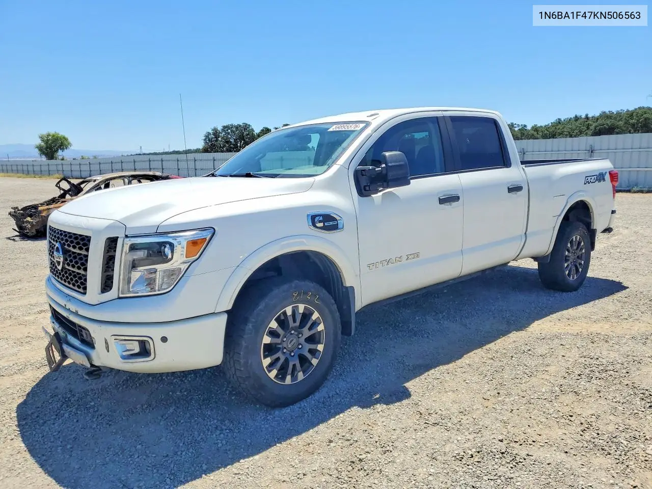 2019 Nissan Titan Xd Pro-4X VIN: 1N6BA1F47KN506563 Lot: 59895576