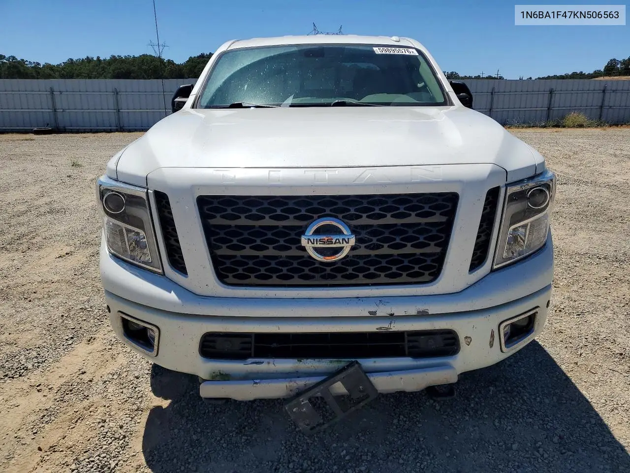 2019 Nissan Titan Xd Pro-4X VIN: 1N6BA1F47KN506563 Lot: 59895576