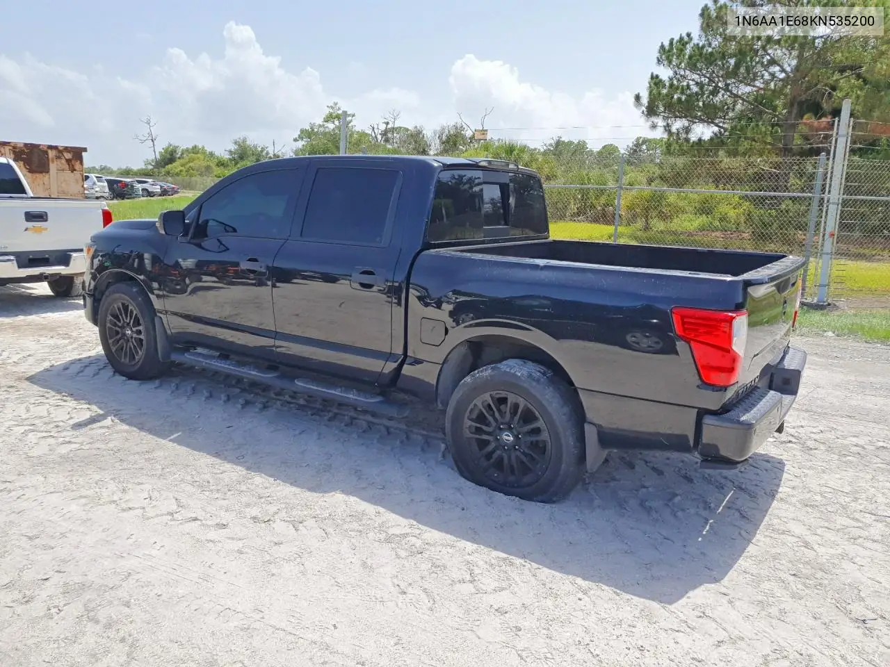 2019 Nissan Titan Sv VIN: 1N6AA1E68KN535200 Lot: 60201896
