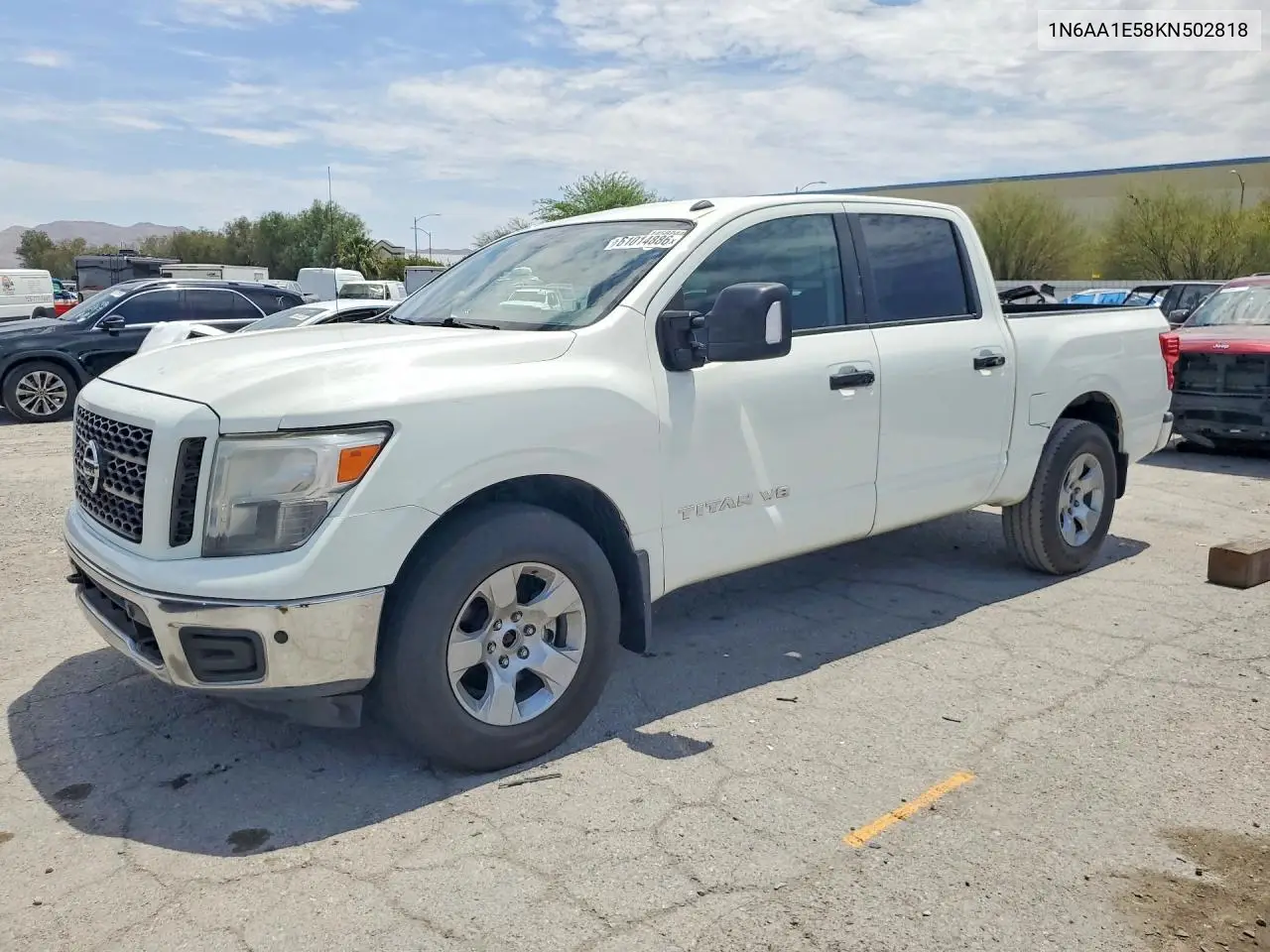 2019 Nissan Titan Sv VIN: 1N6AA1E58KN502818 Lot: 61014886