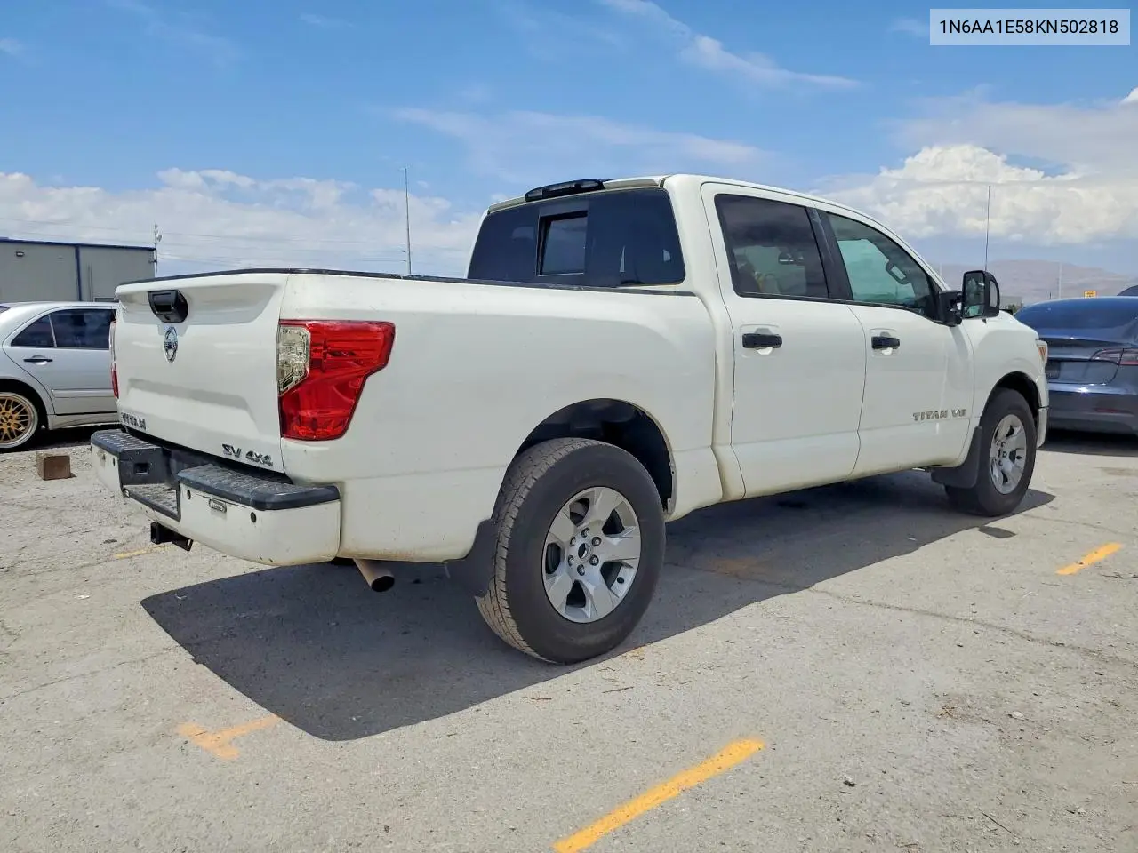 2019 Nissan Titan Sv VIN: 1N6AA1E58KN502818 Lot: 61014886