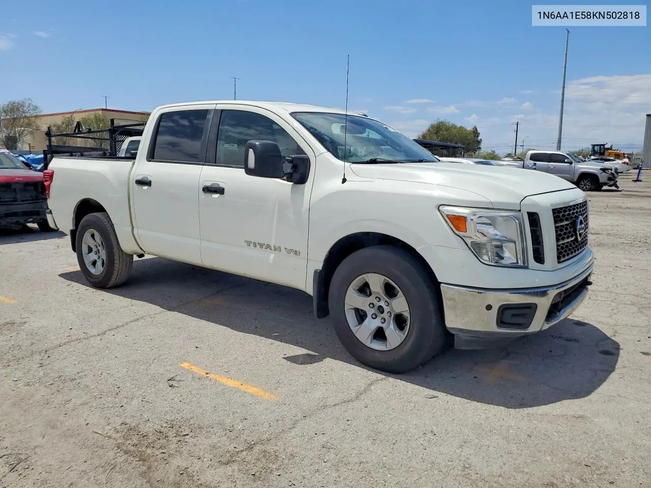 2019 Nissan Titan Sv VIN: 1N6AA1E58KN502818 Lot: 61014886