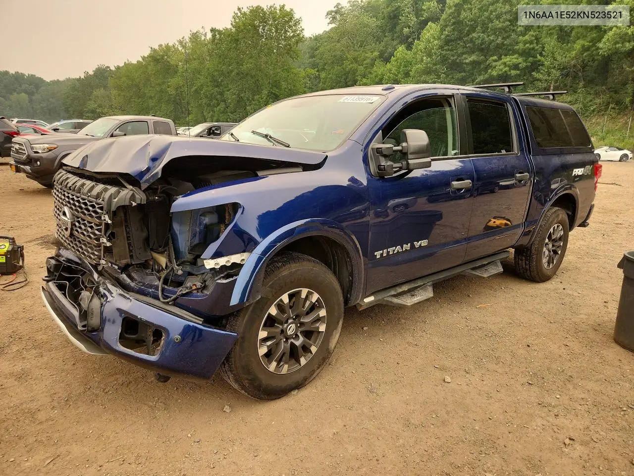2019 Nissan Titan Pro-4X VIN: 1N6AA1E52KN523521 Lot: 61139916