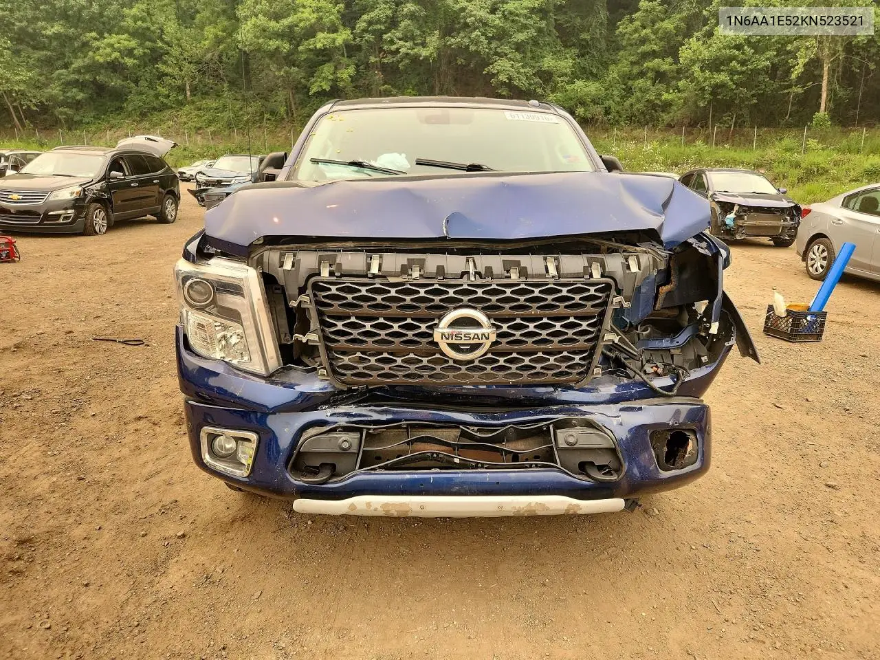 2019 Nissan Titan Pro-4X VIN: 1N6AA1E52KN523521 Lot: 61139916