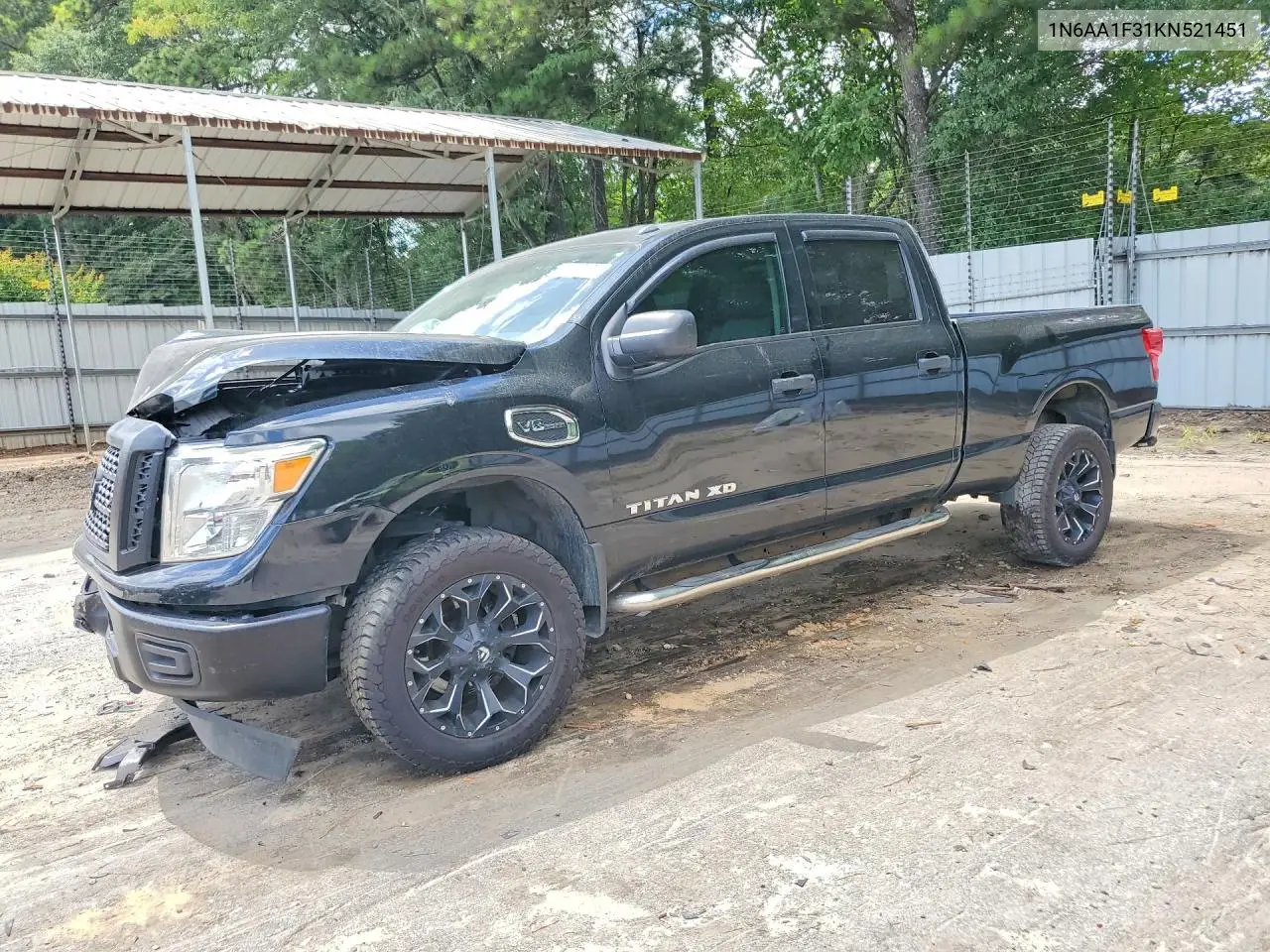 2019 Nissan Titan Xd S VIN: 1N6AA1F31KN521451 Lot: 61537326
