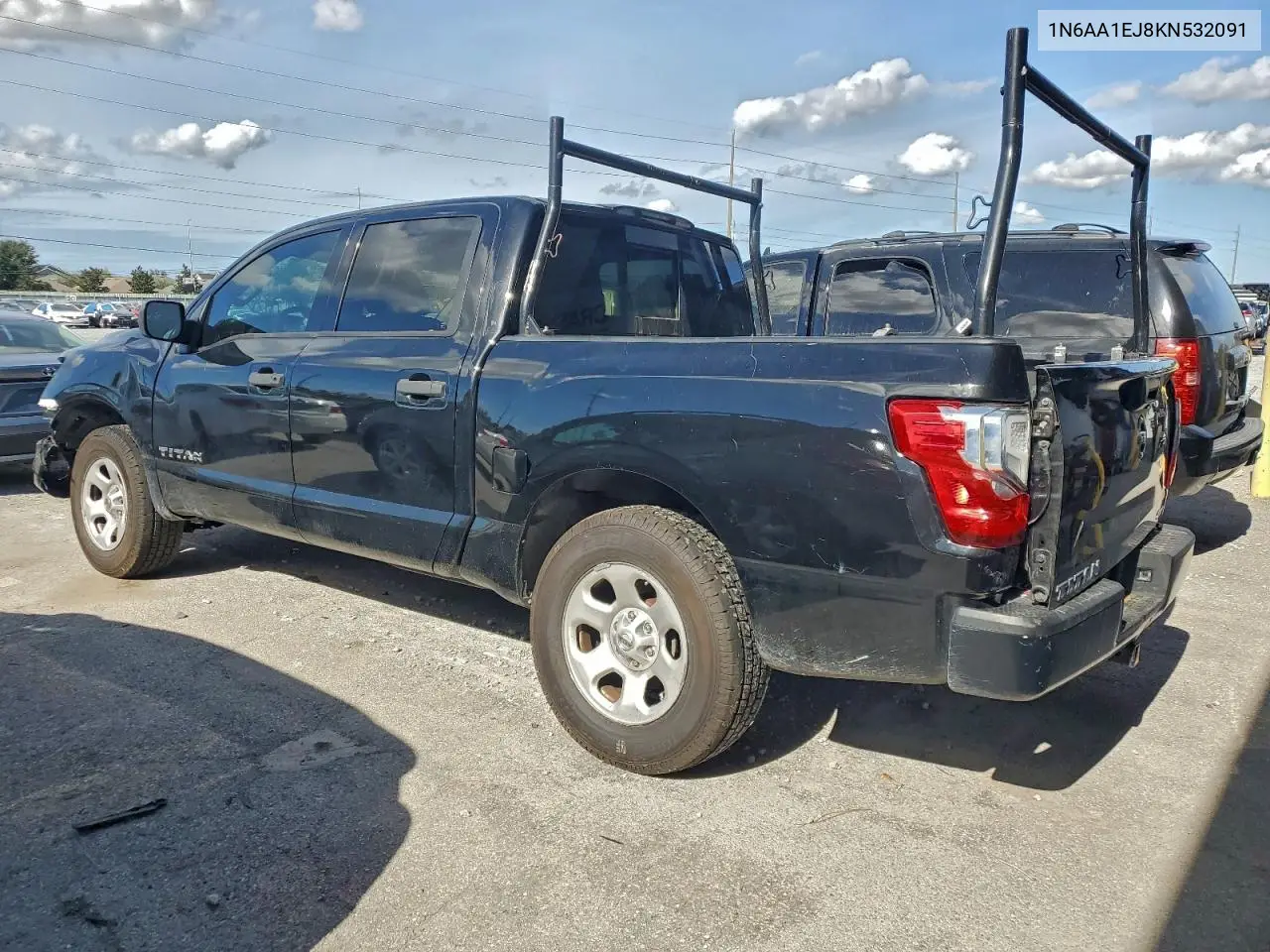 1N6AA1EJ8KN532091 2019 Nissan Titan S