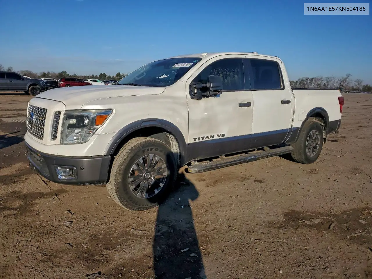 1N6AA1E57KN504186 2019 Nissan Titan Pro-4X