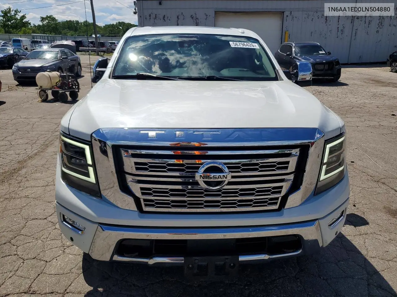 2020 Nissan Titan Sl VIN: 1N6AA1ED0LN504880 Lot: 56796426