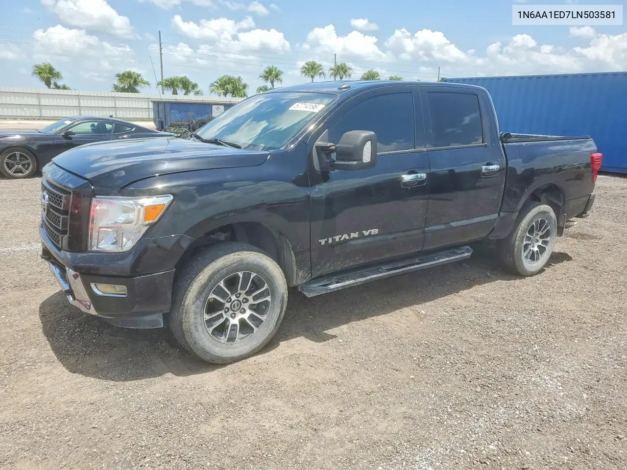 2020 Nissan Titan Sv VIN: 1N6AA1ED7LN503581 Lot: 57714196