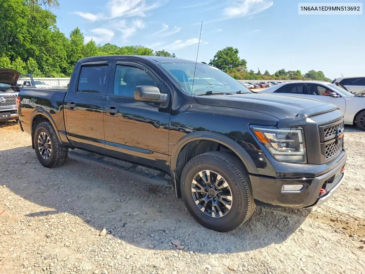 2021 Nissan Titan Pro-4X VIN: 1N6AA1ED9MN513692 Lot: 57192366