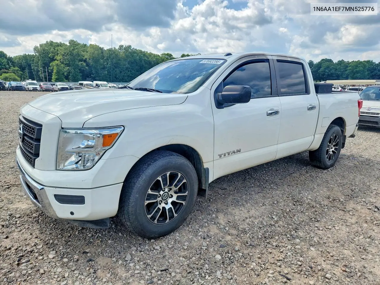2021 Nissan Titan Sv VIN: 1N6AA1EF7MN525776 Lot: 57692286
