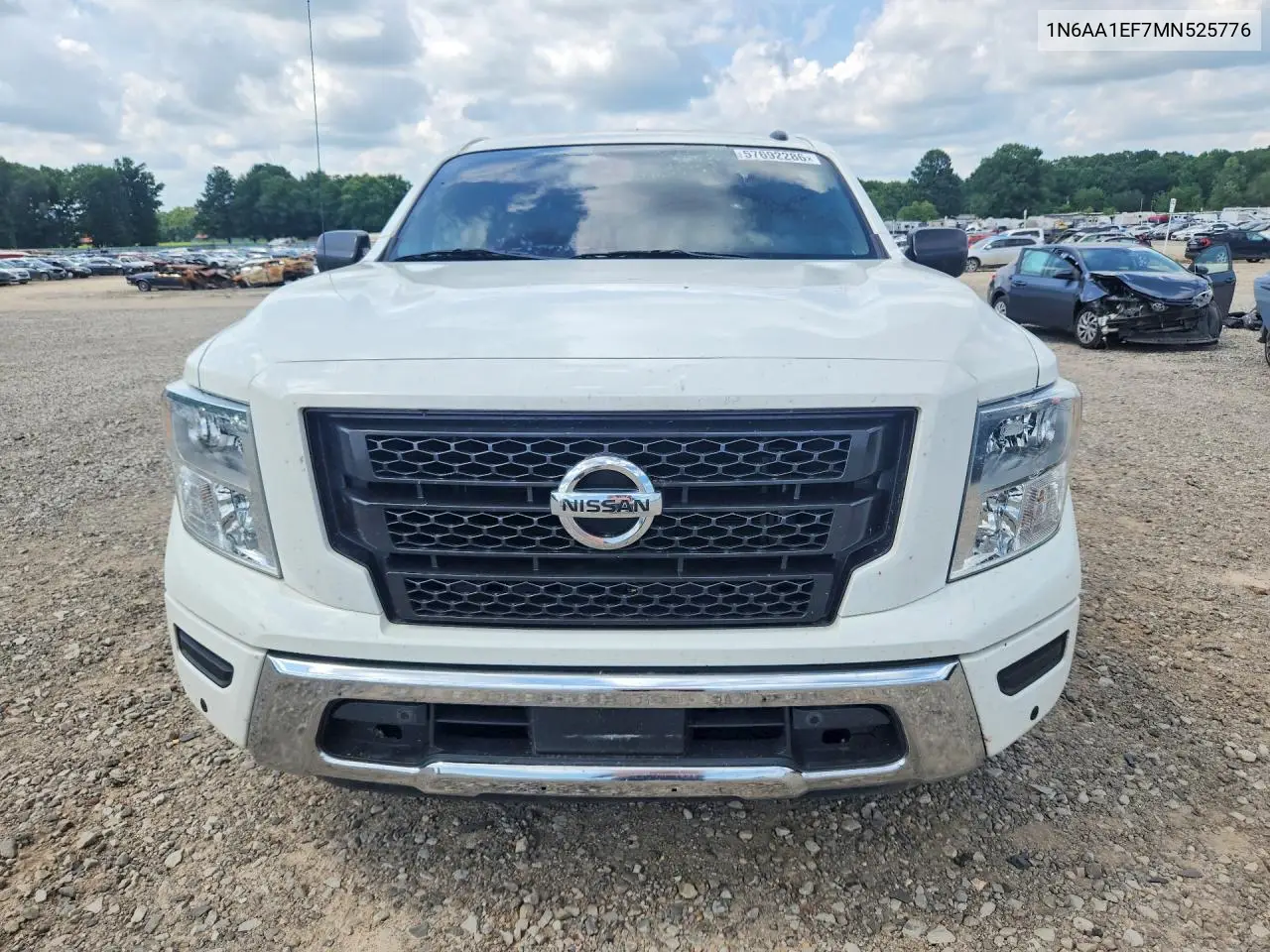 2021 Nissan Titan Sv VIN: 1N6AA1EF7MN525776 Lot: 57692286