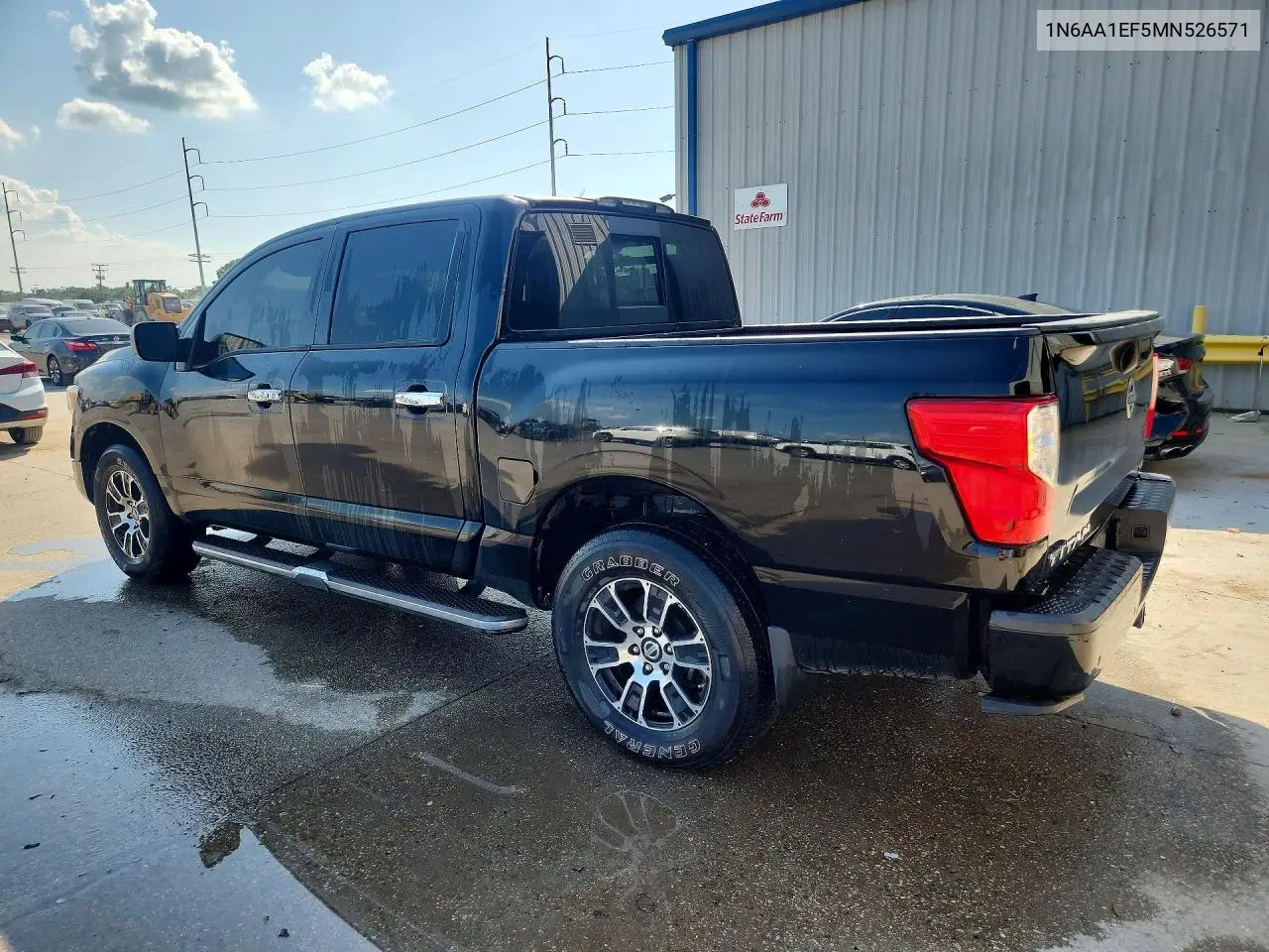 2021 Nissan Titan Sv VIN: 1N6AA1EF5MN526571 Lot: 58895836