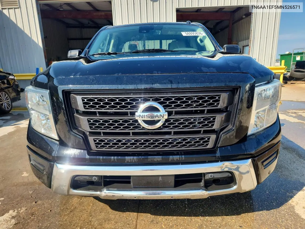 2021 Nissan Titan Sv VIN: 1N6AA1EF5MN526571 Lot: 58895836