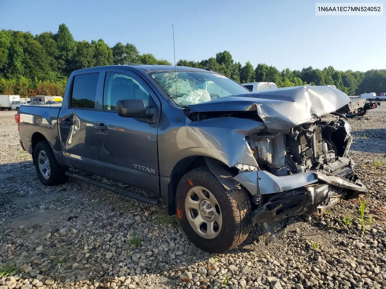 2021 Nissan Titan S VIN: 1N6AA1EC7MN524052 Lot: 59609776