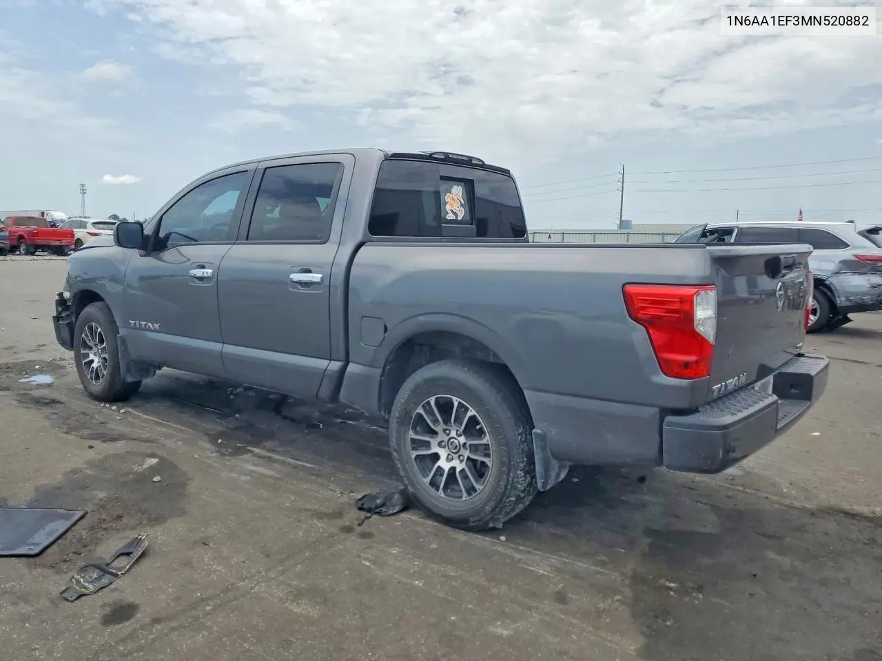 2021 Nissan Titan Sv VIN: 1N6AA1EF3MN520882 Lot: 60082986