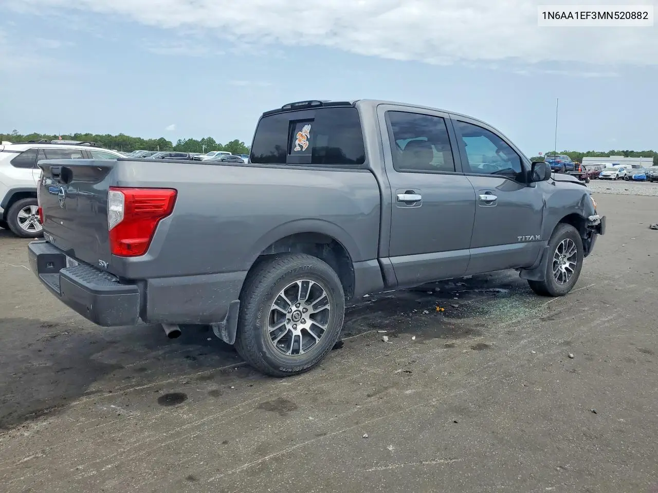 2021 Nissan Titan Sv VIN: 1N6AA1EF3MN520882 Lot: 60082986