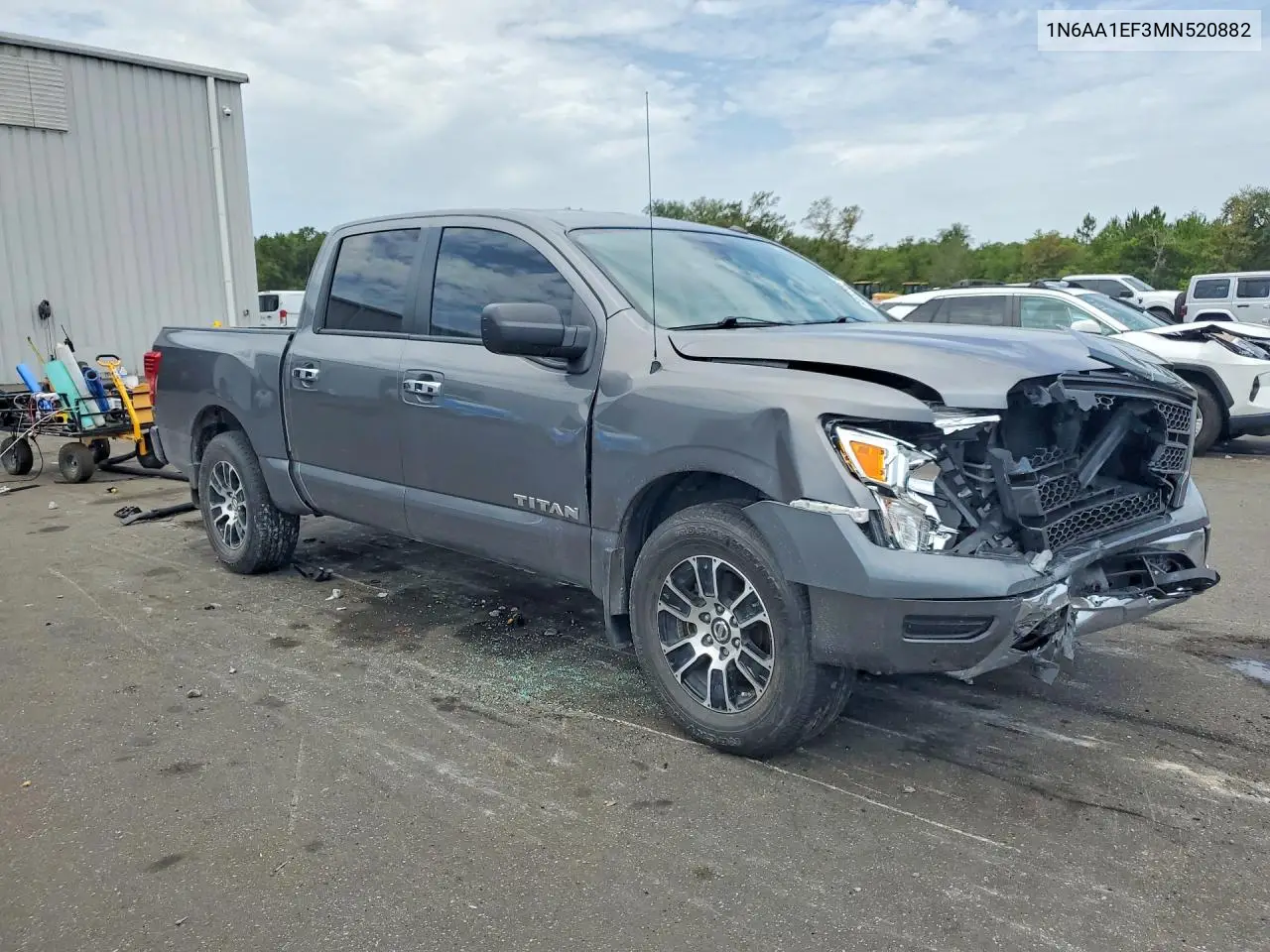 2021 Nissan Titan Sv VIN: 1N6AA1EF3MN520882 Lot: 60082986