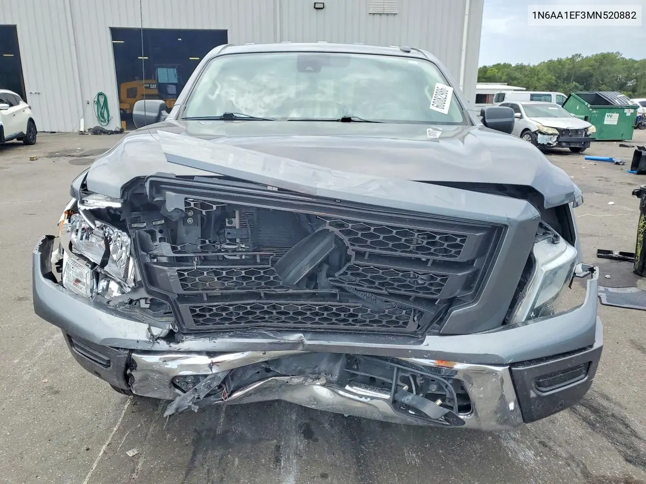 2021 Nissan Titan Sv VIN: 1N6AA1EF3MN520882 Lot: 60082986