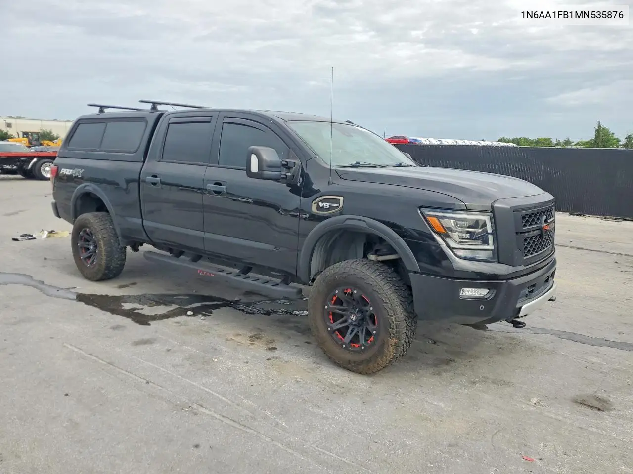 2021 Nissan Titan Xd Pro-4X VIN: 1N6AA1FB1MN535876 Lot: 60564456