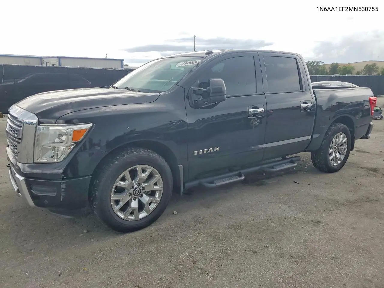 2021 Nissan Titan Sv VIN: 1N6AA1EF2MN530755 Lot: 61149526