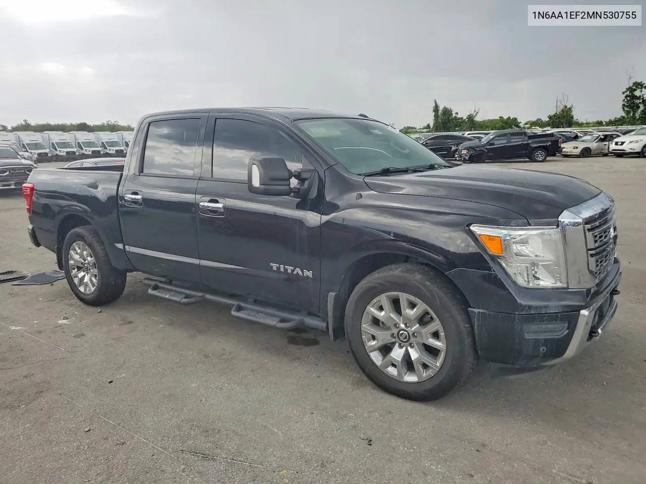 2021 Nissan Titan Sv VIN: 1N6AA1EF2MN530755 Lot: 61149526
