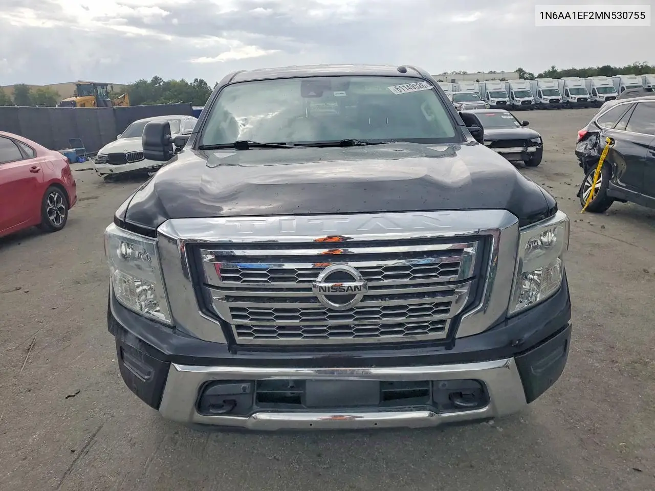 2021 Nissan Titan Sv VIN: 1N6AA1EF2MN530755 Lot: 61149526