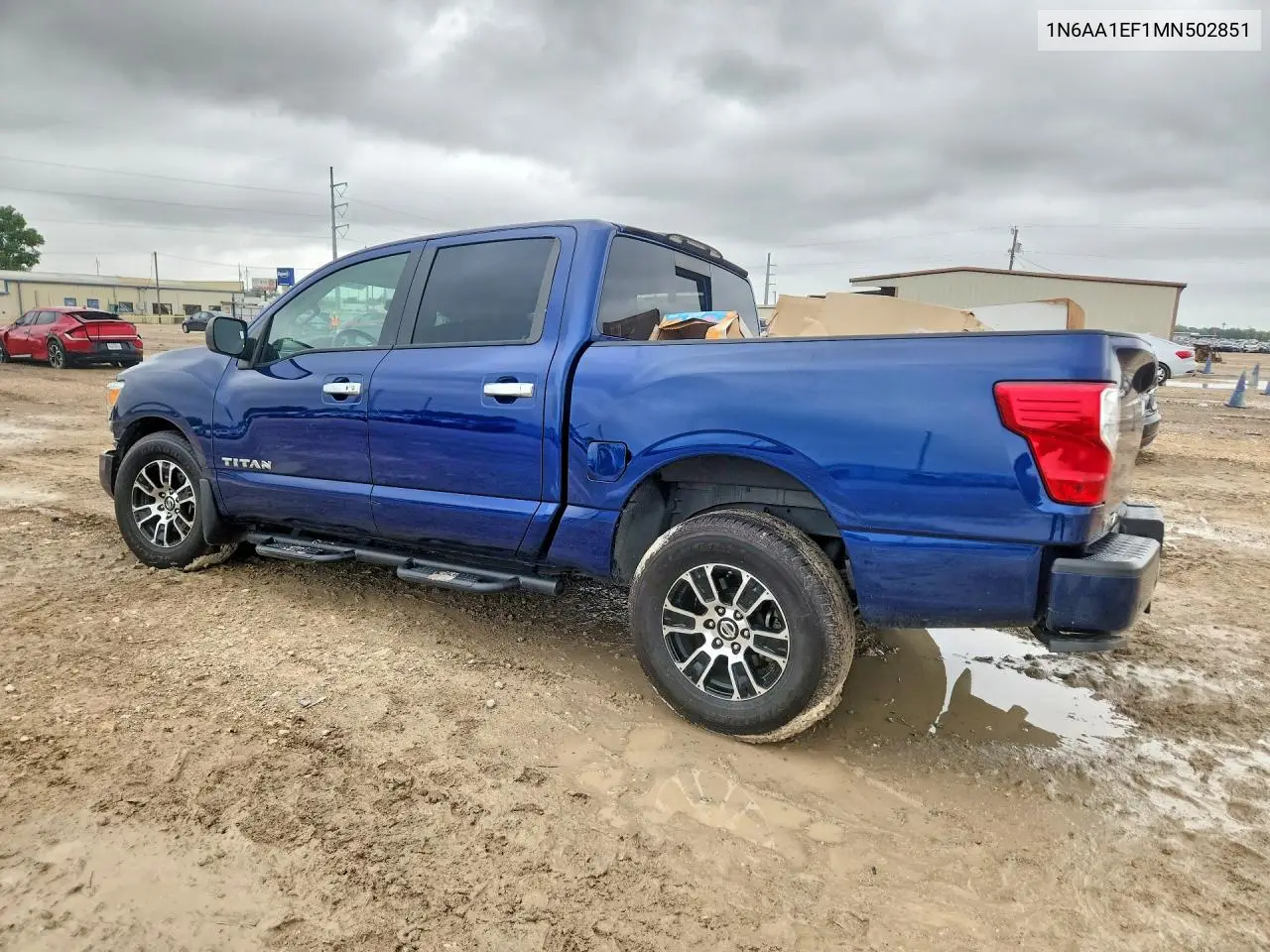 2021 Nissan Titan Sv VIN: 1N6AA1EF1MN502851 Lot: 61308046