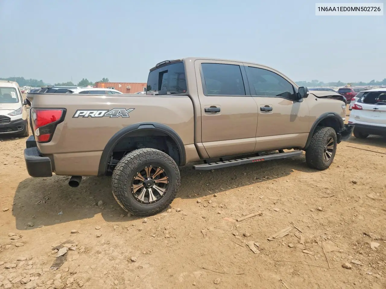 2021 Nissan Titan Pro-4X VIN: 1N6AA1ED0MN502726 Lot: 61353906