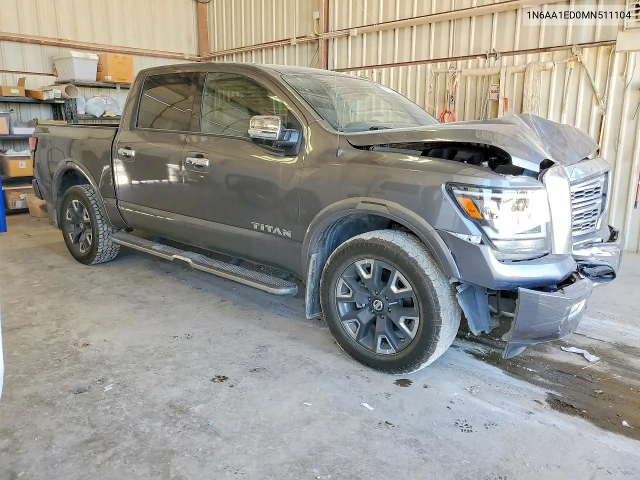 2021 Nissan Titan Platinum Reserve VIN: 1N6AA1ED0MN511104 Lot: 61970536