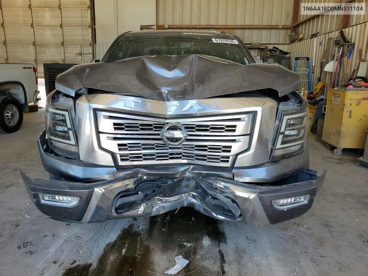 2021 Nissan Titan Platinum Reserve VIN: 1N6AA1ED0MN511104 Lot: 61970536