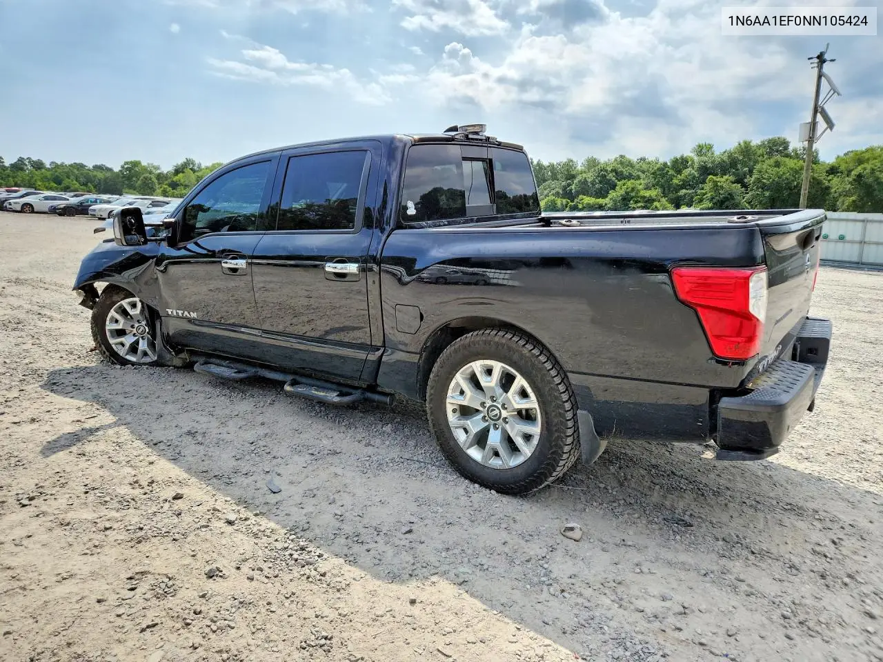 2022 Nissan Titan Sv VIN: 1N6AA1EF0NN105424 Lot: 57116566