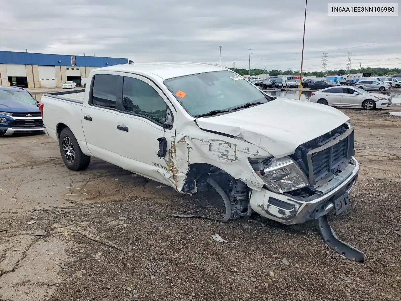 2022 Nissan Titan S VIN: 1N6AA1EE3NN106980 Lot: 59606236