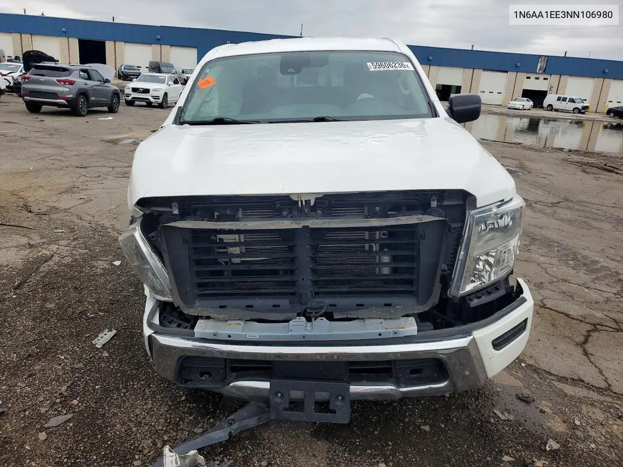 2022 Nissan Titan S VIN: 1N6AA1EE3NN106980 Lot: 59606236