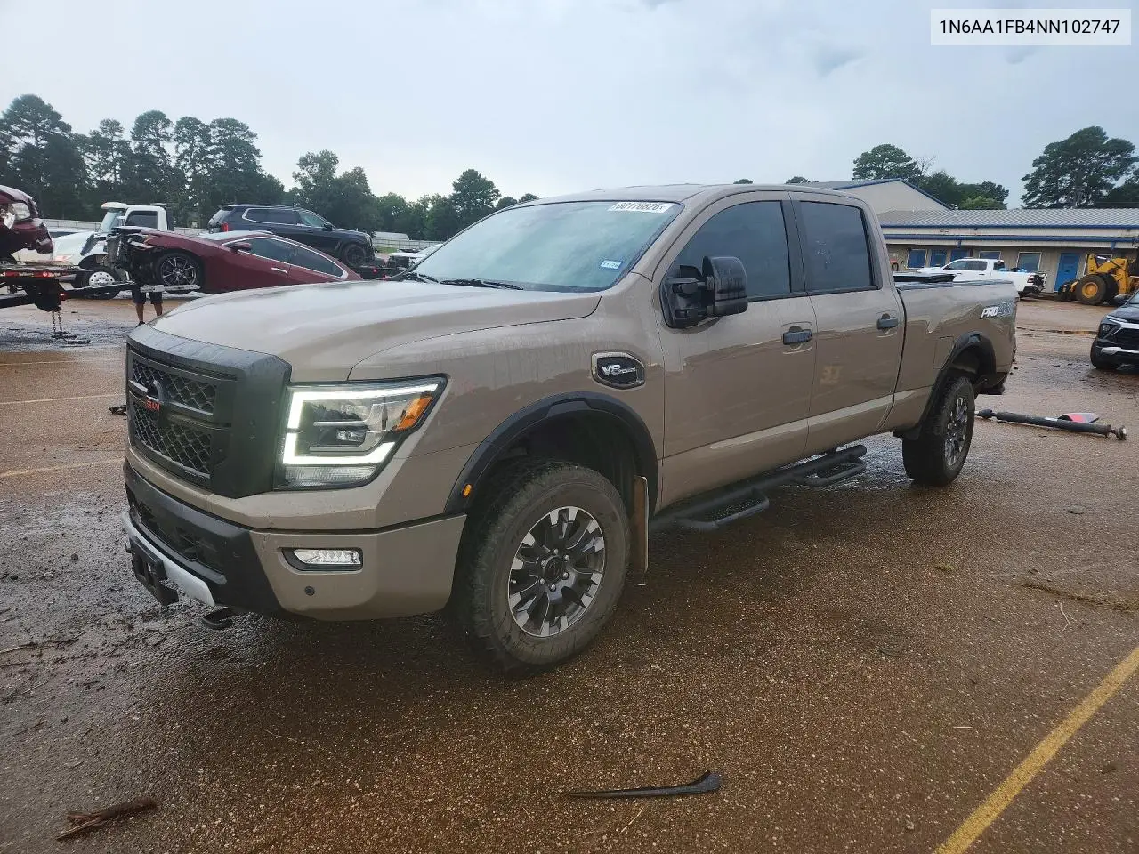 2022 Nissan Titan Xd Pro-4X VIN: 1N6AA1FB4NN102747 Lot: 60176826