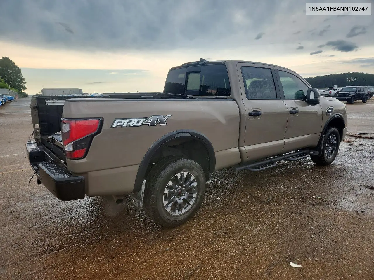 2022 Nissan Titan Xd Pro-4X VIN: 1N6AA1FB4NN102747 Lot: 60176826