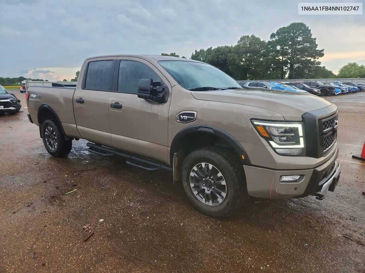 2022 Nissan Titan Xd Pro-4X VIN: 1N6AA1FB4NN102747 Lot: 60176826