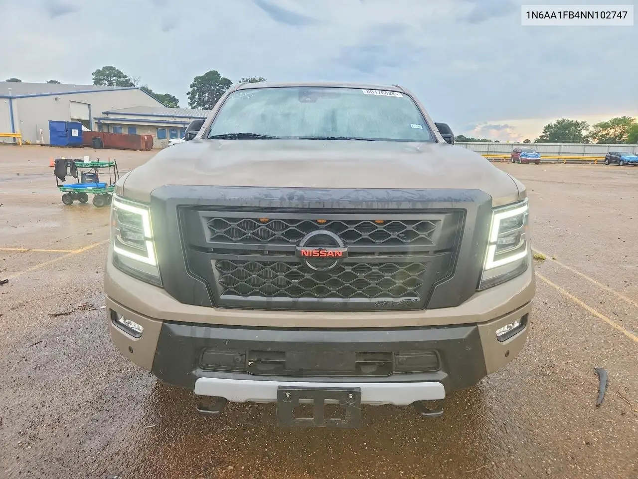 2022 Nissan Titan Xd Pro-4X VIN: 1N6AA1FB4NN102747 Lot: 60176826