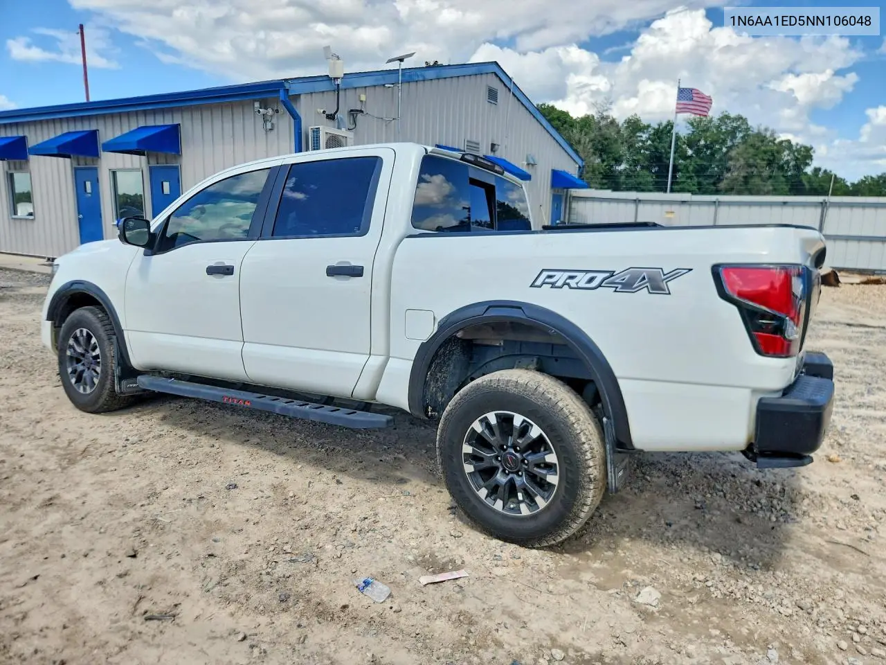 2022 Nissan Titan Pro-4X VIN: 1N6AA1ED5NN106048 Lot: 60840596