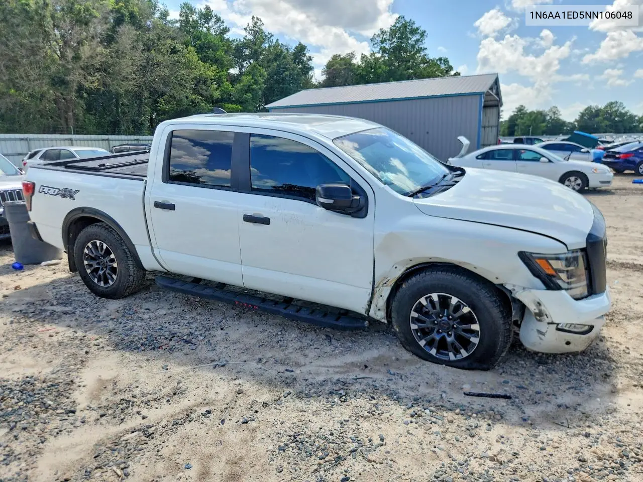2022 Nissan Titan Pro-4X VIN: 1N6AA1ED5NN106048 Lot: 60840596